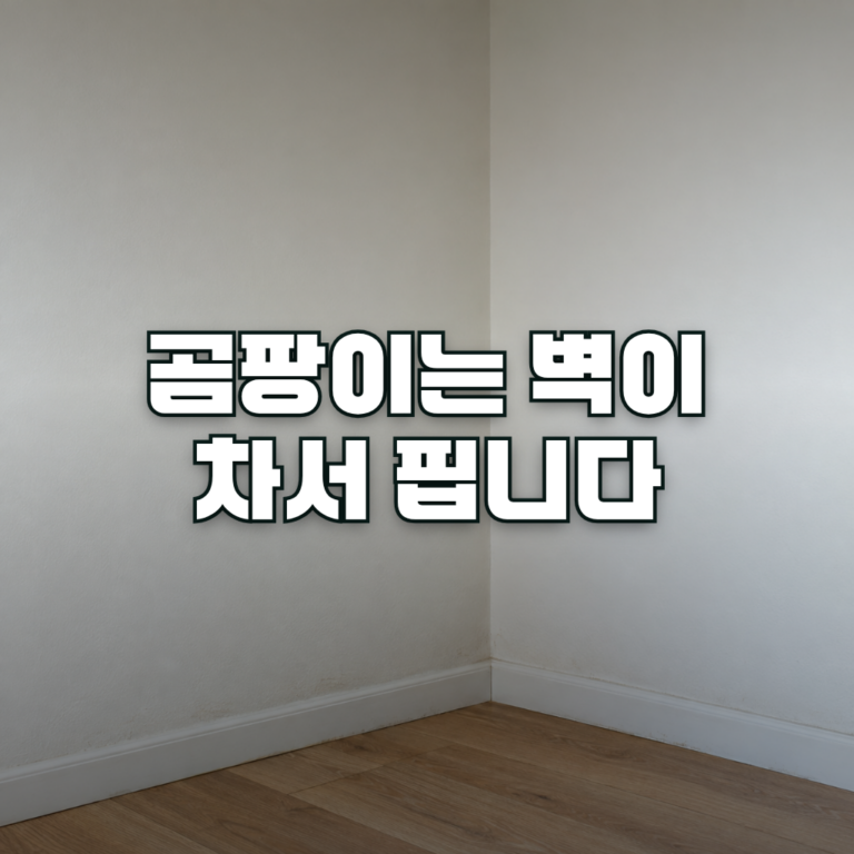 A quiet interior corner of an empty room where two pale walls meet, soft daylight from a window off to one side, faint d