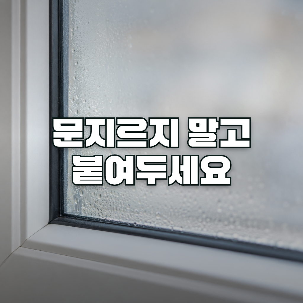 A close-up of the corner of a clean white PVC window frame with a dark rubber gasket running along the glass, lit by sof