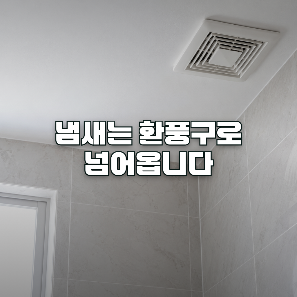 A clean, softly lit apartment bathroom ceiling corner with a white square exhaust fan grille, viewed from slightly below